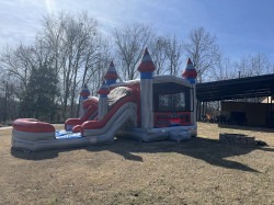 Dual Lane Bounce House Combo