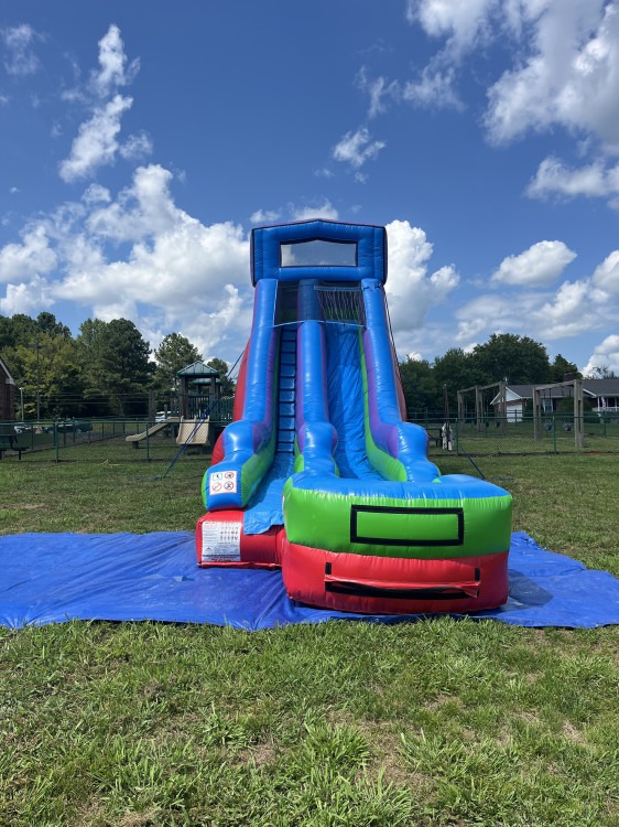 18 foot single lane water slide